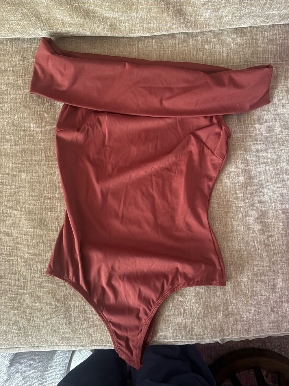 NWOT - ASTR Mavey Bodysuit off the shoulder - XS